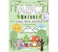 ABC Nature: Learn, Write, and Color