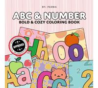 ABC & Numbers: Bold & Cozy Coloring Book