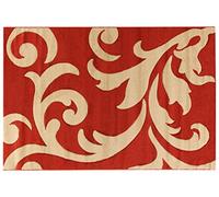 ABC, Palazzo, Tappeto, Rosso (Terra/Beige), 120 x 170 cm