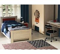 ABC Pop Rock Tappeto, Rosso (Blu/Rosso), 135 x 195 cm