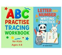 ABC Practice Tracing Workbook for Kids Ages 4-8; Letters and Numbers Alphabet Handwriting.