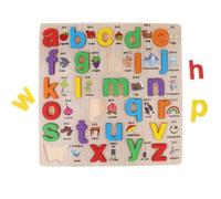 abc Puzzle Lettere giocattolo in legno per bebè/bambini/bambini