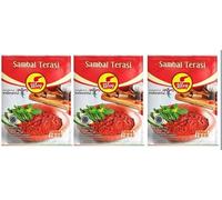 ABC Sambal Terasi - Pasta di peperoncino di gamberi, (3 bustine x 18 grammi)