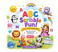 ABC Scribble Fun!: Cute Alphabet Tracing & Coloring Workbook for Kids Ages 3-5 | Learn Lowercase Cursive Letters, Handwriting Practice & Fun Coloring Activities