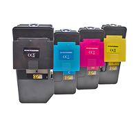 ABC Set compatibile 4x Toner per Kyocera TK-5220 per Ecosys M5521 M5521cdn M5521cdw P5021 P5021cdn P5021cdw M 5521cdn M 5521cdw P 5021cdn P 5021cdw TK5220 TK-5220K TK-5220C TK-5220M TK-5220Y