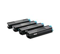 ABC Set compatibile 4x Toner per Oki C612 C612DN C612N C 612 C 612DN C 612N