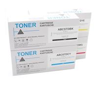 ABC Set di 4 toner compatibili per Lexmark 24B7499 24B7500 24B7501 24B7502 per C2326 XC2326