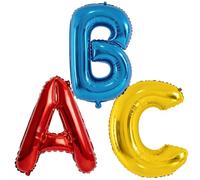 ABC Set di Palloncini in Pellicola,Palloncini Decorativi per L'inizio Della Scuola,Decorazione per L'inizio Della Scuola,Decorazione Feste