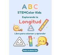 ABC STEMColor Kids Explorando la Longitud Libro para colorear y aprender
