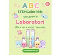 ABC STEMColor Kids Explorant el Laboratori Llibre per a pintar i aprendre