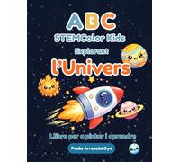 ABC STEMColor Kids Explorant l'Univers Llibre per a pintar i aprendre