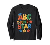 ABC Superstar Cute Back to School - Alfabeto per Ragazzi e Ragazze Maglia a Manica