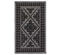 ABC Tappeto arredo-bagno fatto a mano in cotone ALGHERO black 50x80