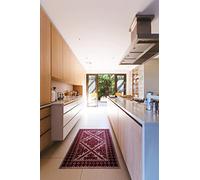 ABC Tappeto arredo-bagno fatto a mano in cotone ALGHERO red 50x80