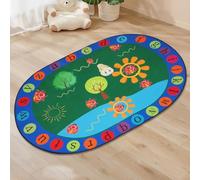 ABC - Tappeto educativo per bambini, colorato, antiscivolo, per sala giochi, camera da letto, 119,4 x 78,7 cm