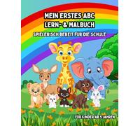 ABC Tier Malbuch für Kinder ab 5 Jahren
