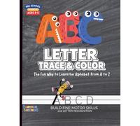 abc trace and color: ages 3 to 5
