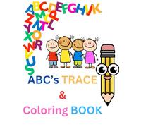 ABC trace with me coloring learning book
