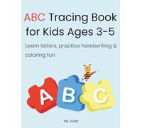 ABC Tracing Book for kids Ages 3-5: Learn Letters, Practice Handwriting & Coloring Fun