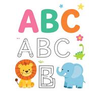 ABC Tracing, Coloring & Maze Activity Book for Kids Ages 3-5: Learn Letters, Numbers & Animals | Fun Workbook with Tracing, Coloring Pages and Maze Games
