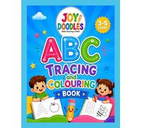 ABC Tracing & Colouring Book: Learn Letters, Trace & Colour Animals , Preschool Workbook for Kids Ages 3-6+