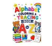 ABC Tracing Workbook for Kids Ages 3-5: Uppercase and Lowercase Letter Handwriting Practice and Coloring Book for Preschoolers and Kindergarten
