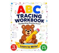 ABC Tracing Workbook: Handwriting Practice A to Z - 72 Pages of Tracing, Activities, and Creative Practice for Kids Ages 3-5