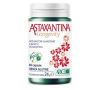 Abc Trading Astaxantina Longevity Integratore Antiossidante Pelle 60 Capsule