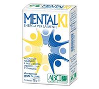 ABC TRADING MENTALKI Energia per la mente, Integratore utile per migliorare le funzioni cognitive e l'umore, con Endophyllene, Bacopa e Vitamina B6.30 compresse Made in Italy
