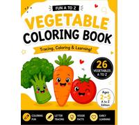 ABC Vegetable Adventure: Learn the ABCs with Real, Delicious Vegetables! A Fun & Colorful Picture Book for Toddlers & Kids (Ages 2 -5)