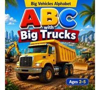 ABC with Big Trucks: A Fun Early Learning Book with Trucks, Cars, Airplanes, Excavators & Construction Vehicles for Toddlers Ages 2-5