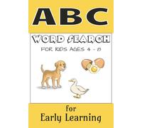 ABC Word Search for kids ages 4 - 8: for Early Learning
