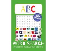 ABC Word Search Puzzle Book: Word Searches with Easy to Read Print about ABC, Alphabet and A to Z Words | 6x9 inches, 110 pages | 50+ Puzzles… Gift for Vacations, Holidays and Free Times