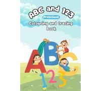 ABCand123 Colouring and tracing book