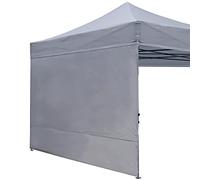 ABCCANOPY Baldacchino istantaneo SunWall 3m, 1 confezione Solo per pareti laterali, grigio