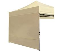 ABCCANOPY - Gazebo istantaneo SunWall, 3,05 x 3,05 m, contiene solo 1 parete laterale, colore: beige