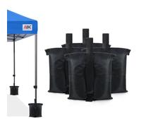 ABCCANOPY Heavy Duty Premium Instant Shelters Gazebo Peso Borse per Gazebo Pop Up Gazebo, patio esterno, cortile - Set di 1,8-18,1 kg di capacità per sacchetto