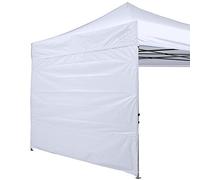 ABCCANOPY Pannello laterale per gazebo a gamba dritta 3 x 3 m, 1 confezione solo parete laterale (bianco)