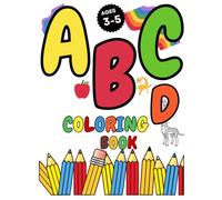ABCD Coloring Book: With Animals, Sea-Fish, Fruits, Vegetables, Insects, Match the same Elements.