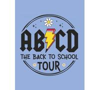 ABCD The Back to School TOUR - Student Edition 8.5x11 Notebook Planner BLUE: Blank Wide Lined Journal - Great for School, College, University, Work, Office