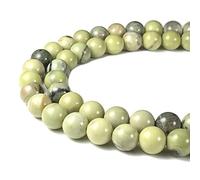 ABCGEMS Minas-Gerais Chevron perline di ametista dal Brasile (provenienti eticamente dallo stato di Minas Gerais, regioni come Minas Novas & Araçuaí) rotonde lisce 8 mm