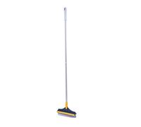 ABchat 2 in 1 Floor Scrub Brush- Adjustable V-Shaped Cleaning Brush Head 120° Rotating Bathroom Kitchen Floor Crevice Scrub Brush with Long Handle Cleaning Brushes