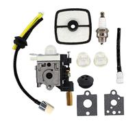 ABchat Carburetor Air Filter Compatible with DOLMAR MS 22C Weed Eater Carb Tune Up Kit Garden Power Tools Engine Parts
