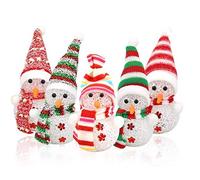 ABchat Lovely Snowman Children Light-Up Toys LED 7-Color Changing 8pcs Christmas Night Light Snowman Shaped LED Decoration Light