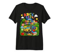 ABCs 123s And Big Kid Dreams Back To School Teacher Maglietta Premium