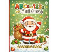 ABCs and 123s of Christmas: Coloring Book