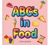 ABC's in Food Coloring Book
