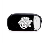 Abcsea 1 Pezzo Astuccio Panda Portatile, Astuccio per Matite di Grande Capacità, Astuccio Portapenne Scuola Tasca Custodia, Organizzatore Borsa Cancelleria per Teenager e Studenti (Astronauta)