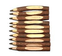 Abcsea 10PCS Penna Legno, Avanzato Creativo Originale Originale Ecologico Ecologico Fatto A Mano Penna A Sfera In Legno A Sfera Penna - Corto
