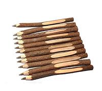 Abcsea 11PCS Penna Legno, Avanzato Creativo Originale Originale Ecologico Ecologico Fatto A Mano Penna A Sfera In Legno A Sfera Penna